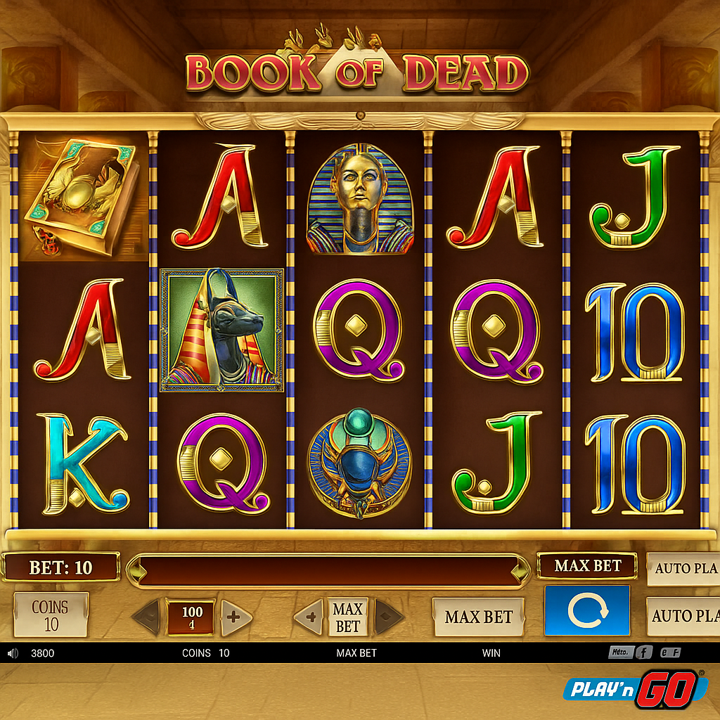 CrownPlay - Book of Dead Slot Game - Play Now