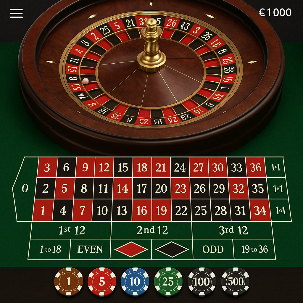 CrownPlay - Roulette Table Game - Jeux Casino